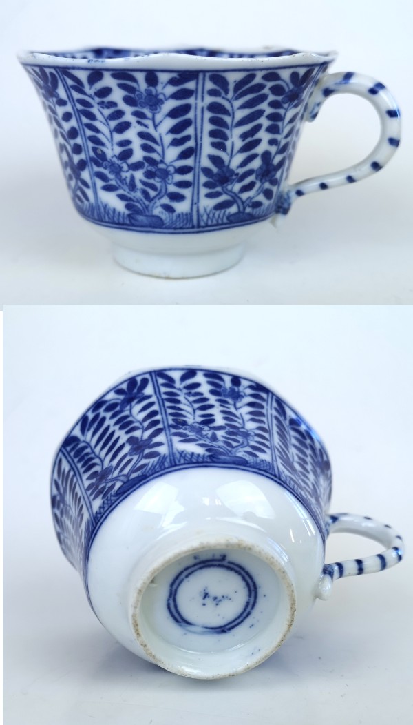 Kangxi revival cup with handle